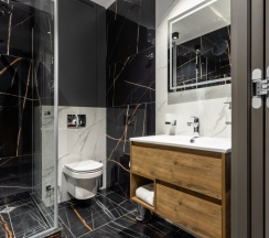 Апартамент 5 - Делюкс  с панорамным видом на Парк Победы (с душем) в Ap-in aparts