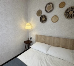 Двухместный номер Standard с видом на сад (двуспальная кровать) в Aruu Hostel
