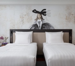 Стандартный двухместный номер с 2 односпальными кроватями в Vasilievsky hotel