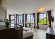 Двухместный люкс с видом на океан двуспальная кровать в Rossarin Sea View Patong