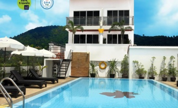 Студия с балконом в The Orchid Kathu Height Serviced Apartment