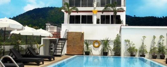 Двухместная студия с видом на горы (двуспальная кровать) в The Orchid Kathu Height Serviced Apartment