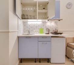 Двухуровневая студия стандарт 4 pax с балконом в Sokroma Элегант