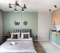 Surf - 3х местные делюкс-апартаменты около м.Сокол (20 этаж) в Smart Lofts Moscow