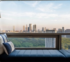 Люкс с видом на Москва-Сити в Palmira Art