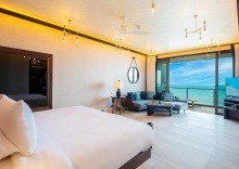 Двухместный люкс Grand с видом на море двуспальная кровать в Baba Beach Club Hua Hin Luxury Pool Villa Hotel by Sri Panwa