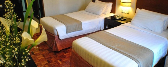 Двухместный номер Deluxe 2 отдельные кровати в Fersal Hotel Neptune Makati