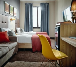 Стандартный двухместный номер с 2 отдельными кроватями в Golden Tulip