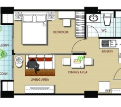 Двухместные апартаменты Comfort двуспальная кровать в Phuket Villa Patong