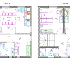 ШАЛЕ №5 (2-ЭТАЖА) 130 м² в Время гор