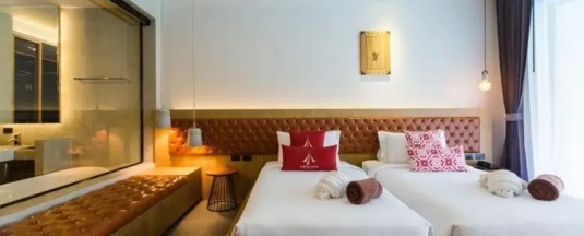 Двухместный Aurico Superior Over the Pool с балконом 2 отдельные кровати в Aurico Kata Resort & Spa