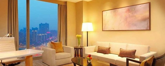 Двухместный люкс Deluxe двуспальная кровать в DoubleTree by Hilton Hangzhou East