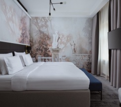 Люкс с двуспальной кроватью в Vasilievsky hotel