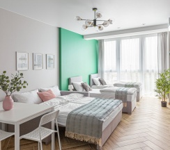 Апартаменты Делюкс 2 отдельные кровати в Апарт-отель Nordy Homes Minsk