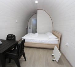 Коттедж стандарт с 1 двуспальной кроватью (Глэмпинг) в Набережная №1