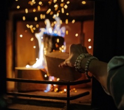 Дом с камином в Тэнгис