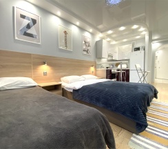 "Purple Studio" Квартира-студио (Метро Ленинский проспект/Автово, 10 минут на транспорте) в Rauktis apartments