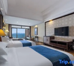 Двухместный номер Deluxe с видом на море 2 отдельные кровати в Country Garden Silver Beach Hotel