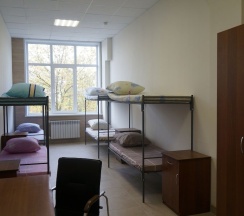 Кровать в общем номере в Уютный дом Полушкина Роща