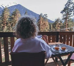 Стандарт улучшенный (№5)с видом на лес и горы в Намира