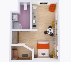 Flat 4 Floor Arbat в Axis.Moscow Arbat