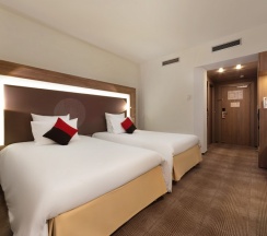 Стандартный номер с двумя односпальными кроватями в Novotel Москва Аэропорт Шереметьево