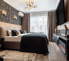 1-комнатные апартаменты люкс Октябрьская 57 в Апартаменты Fishing Vilagge Luxe (Рыбная деревня Люкс) на улице Октябрьская 57