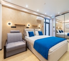 Андеграунд апартамент трехместный с выходом к бассейну в Булгаков by Десо.Курорт