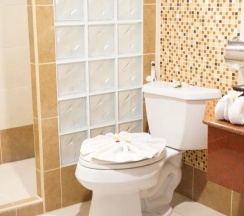 Двухместный номер Deluxe с видом на море двуспальная кровать в Lamai Inn 99 Bungalows