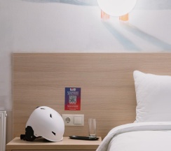 Номер стандарт с 1 двуспальной кроватью в Boogel Woogel bar&hotel