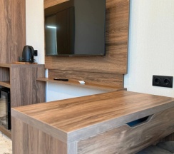 Двухместный номер Standard с балконом и с красивым видом из окна двуспальная кровать в Лучезарный