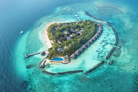 Остров Хембаду: Курортный отель Taj Coral Reef Resort & Spa Maldives A Premium All Inclusive Resort