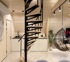 Семейный номер Superior с 2 комнатами в Live Glamp