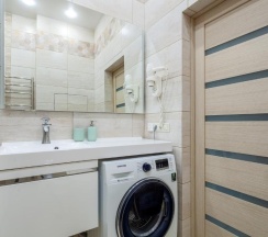 Апартаменты стандарт с двуспальной кроватью кв. 102б в Deluxe apartments