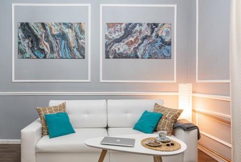 Минск: Апартаменты Апартаменты InterLoft 3 Old Town Free Parking Wi-Fi 100/50 Smart TV