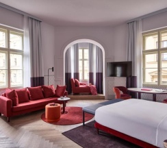 Двухместный полулюкс двуспальная кровать в Falkensteiner Hotel Prague