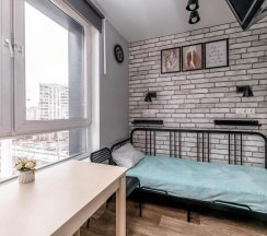 1-комнатные апартаменты студия 5.3 в Apartments Private (Апартментс Прайвит) на улице Цимлянская