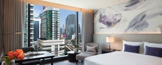 Двухместный номер Семейный двуспальная кровать в Carlton Hotel Bangkok Sukhumvit