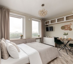 Veranda - 2х местные апартаменты-студия у Ботанического сада (13 этаж) в Smart Lofts Moscow