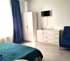 Апартаменты студия Домодедово, Южнодомодедовская улица, 17 в Runway Apartments на улице Южнодомодедовская 17