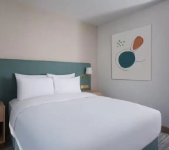 Двухместный номер с видом на город двуспальная кровать в DoubleTree by Hilton Shymkent