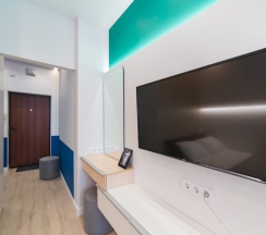 студия стандарт с видом на город  и ванной для 1-2 гостей (центр, ул. Сакко, 24, "Vivaldi"), 914 в Viva aparts