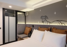 Авторский номер с кроватью кинг в Bobo st.art hotel