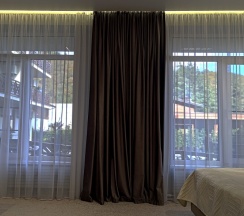 Апартамент ЭДЕЛЬВЕЙС - студия с панорамой на горы в Панорама Ачишхо