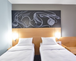 Номер Standard с двумя односпальными кроватями в Ibis Krasnoyarsk Center