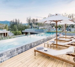 Penthouse & Private Pool Azure с 2 комнатами с видом на бассейн в Twinpalms MontAzure Phuket Resort