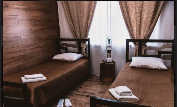 Двухместный номер с 2 односпальными кроватями в Green stop