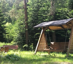 Шале 3. Четырехместный номер комфорт с видом на горы в Белый волк