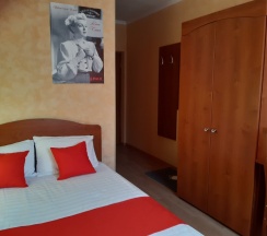 Двухместный номер Comfort двуспальная кровать в Maxrooms Волга Hollywood
