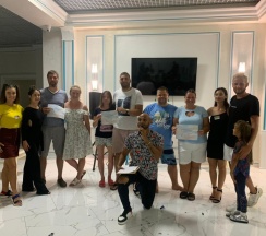 Стандартный номер с балконом на двоих и видом на море (корпус Б) в Оптимист